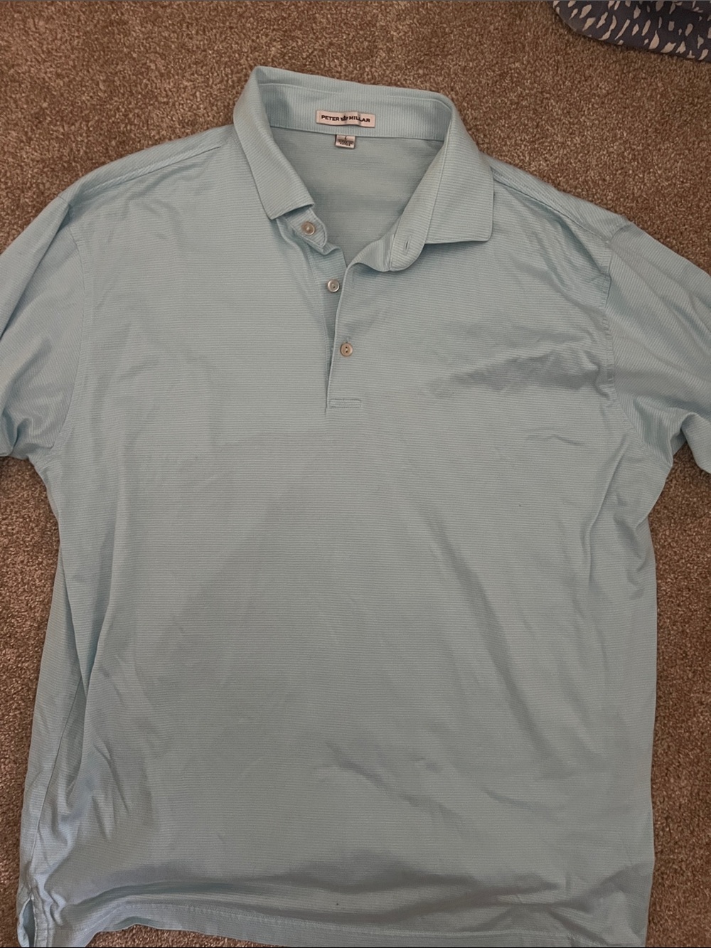 Peter Millar Pale Blue Men's Polo
